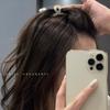 Corea del Sur elegante mini lindo gelatina verde tamaño pequeño pinza de tiburón agarre en ambos lados cabeza de princesa cabello roto flequillo clip