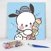 20*20 Pintura al Óleo Digital de Dibujos Animados de Anime Pintura Decorativa DIY para Colorear Hecha a Mano para Niños Stock Listo Pintura al Óleo Digital al por Mayor