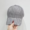 Nueva Gorra de Béisbol Estilo Coreano Ins con Etiqueta Letra M Strass para Mujer Otoño e Invierno Celebridad de Internet Versátil Cálida de Moda