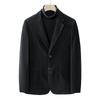 Qishenwei Invierno Nuevo Traje de Pana Grueso Resistente al Frío para Hombre Retro Business Casual Cálido Top