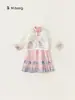 Bangxuan Ropa Infantil Colección Otoño: Hanfu Infantil para Niñas, Conjunto para el Festival de Medio Otoño, Falda de Cara de Caballo, Conjunto de Dos Piezas Estilo Chino para Niñas