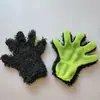 Veludo Chenille Luva de Cinco Dedos para Lavagem de Carro Pelúcia Pano para Limpeza de Carro Não Machuca Facilmente Malha Sanduíche Pano de Limpeza