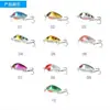 Isca de plástico para peixes pequenos Luya, isca falsa, simulação de isca, 10 cores, 3g, 3cm, isca de perca, peixe mandarim