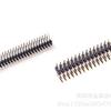 Espaçamento de pinos banhados a ouro de latão 2,0 mm fileiras simples e duplas/90 graus/180 graus/horizontal/vertical/entrega rápida