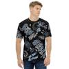 2023 nueva camiseta de impresión digital 3D de verano con impresión de moda masculina, personalidad de moda vanguardista