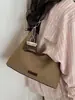 Nova Bolsa de Ombro Tecida 2026 para Mulheres, Estilo Coreano, Bolsa Transversal de Grande Capacidade, Bolsa Versátil de Alta Moda para Sobraco