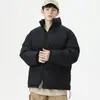 Nueva Chaqueta de Invierno 2025 con Cuello Alto Engrosada Cálida para Hombres Jóvenes y de Mediana Edad Ropa Exterior de Algodón Holgada para Hombres Chaqueta de Algodón a Prueba de Viento para Parejas