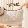 Zapatos de Maternidad Jialiya para Uso en Casa, Suela Suave, Talón Cerrado, Cálidos y Antideslizantes, Nuevas Pantuflas de Algodón Gruesas para Mujer 2026 para Primavera