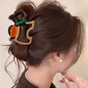Presilhas de Tubarão Tendência de Verão em Várias Cores e Estilos, Resistentes e Antiderrapantes, Fofas Presilhas para Meio-Rabo para Estudantes, Acessórios de Cabelo Versáteis para o Dia a Dia