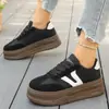 2026 Sapatos Casuais Antiderrapantes Resistentes ao Desgaste Sola Grossa Transfronteiriços Esportivos Sapatos Femininos Sola Macia Comércio Exterior Sapatos de Treino Alemães Sapatos de Treino Alemães Transfronteiriços