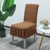 Capa de Cadeira Espessada Capa de Banqueta Capa Elástica Encosto de Cadeira Universal Doméstico Tudo-em-Um Capa Simples para Cadeira de Mesa de Jantar