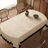 Toalha de mesa de jantar de luxo e alta qualidade, modelo novo 2026, à prova d'água, à prova de óleo, lavável, uso doméstico, resistente ao calor, resistente à sujeira, capa para mesa de centro
