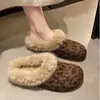 Medias pantuflas estilo Birkenstock de pelo de visón para mujer, nuevo modelo otoño/invierno 06, sin cordones, cálidas y cómodas, con diseño de punta cerrada