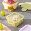 Caja de Almacenamiento de Comida para Bebés de Grado Alimenticio con Tapa, Caja de Almacenamiento Espesa a Prueba de Polvo, Caja Sellada Mini Portátil para Bebés y Niños Pequeños, Caja de Conservación