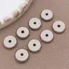 Cuentas Espaciadoras de Acero Inoxidable Accesorios para Joyería DIY Collares Pulseras Cuentas Sueltas Acero de Titanio Cuentas Planas Pulsera Cuentas de Disco