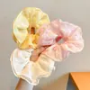 Anillo para el Cabello Plegado de Intestino Grueso Anillo para el Cabello de Borde de Madera de Gran Tamaño Cuerda para el Cabello Cuerda para el Cabello Estilo Francés 2025 Nuevo Correa para el Cabello de Alta Calidad