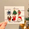 Broche Rena de Natal Broche Fofo do Papai Noel Presente Pequeno Criativo Enfeite de Distintivo Árvore de Natal de Pelúcia