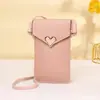 Bolsa Multifuncional Táctil para Teléfono Móvil de Venta Caliente Transfronteriza para Mujeres, Ligera, Estuche para Teléfono Multicapa, Cartera Vertical Cruzada para Mujer