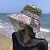 Sombrero de Pesca de Verano para Hombre Anti-Mosquitos Protección Solar Máscara de Apicultor Malla Completa para Cara Sombrero Solar para Uso al Aire Libre por la Noche para Mujeres