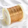 Alambre de Cobre Relleno de Oro de 14K Hilo Dorado Pulsera Hecha a Mano DIY Hilo para Abalorios Hilo Plateado Hilo de Cobre Hilo de Cobre Suave que Conserva el Color Venta al por Mayor