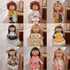 Boneca Espanhola de Batata Mia 24cm Boneca 30cm Menina Feita à Mão DIY Waldorf com Roupas Trocáveis