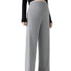 Pantalones de pierna ancha sin costuras que sostienen el vientre para mujeres embarazadas 2025 Primavera y Otoño Nuevo atuendo Suelto Versátil Casual Cómodo Pantalones machete