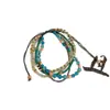 Pulseras Boho de Múltiples Capas con Cuentas para Mujer, Pulseras Exquisitas de Estilo Étnico Exótico, Pulseras Retro de Nicho de Alta Gama