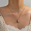 Pendientes de Aleación con Forma de Corazón de Melocotón, Estampado de Leopardo, Pintura en Spray, Set de Múltiples Piezas para Mujer, de Moda, Europeos y Americanos, Transfronterizos, de Venta Caliente, Personalizados