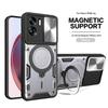 Adecuado para funda de teléfono con soporte magnético Honor 600Lite y cubierta protectora con ventana deslizante Honor Magic7 Pro