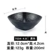 Bol de melamina estilo japonés patrón de corteza pequeño Bol de plástico para arroz Bol de arroz Bol para sopa restaurante restaurante comedor especial imitación de porcelana vajilla