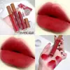 El mismo Brillo de Labios Mate de Terciopelo de la Celebridad de Internet Lamela No se Desvanece Fácilmente, Brillo de Labios de Cristal Sedoso 1029
