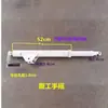 Acessórios para caminhão betoneira espessados e alongados, haste de elevação com manivela manual, calha de descarga de tanque de concreto, suporte de funil de descarga, haste telescópica