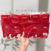 Calcetines Rojos de Nuevo Estilo para Otoño e Invierno, Calcetines Deportivos Rojos de Cintura Media para Hombres y Mujeres, Calcetines Rojos de Algodón para Bodas y Año del Zodiaco, Al Por Mayor en Stock