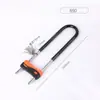 Cerradura de Código en U Dividida de Doble Apertura para Hogar Anti-cizalla Plástico para Puerta de Vidrio Cerradura de Puerta Antirrobo Cerradura para Tienda de Doble Puerta