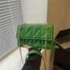 Bolso artístico de moda para mujer, estilo commuter francés, nuevo modelo 2024, versátil, cadena de celebridad de internet, bolso pequeño cuadrado, bolso de hombro cruzado