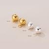 S925 prata banhado a ouro com semente Bell Bell pingente pulseira diy jóias material acessórios atacado Q0423