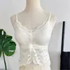 Venda Direta do Fabricante, Best Seller Transfronteiriço Estilo Pura Desejo Renda Fina Costas Bonitas Top com Bojo para Levantar os Seios Laterais, Camisola Pequena para Usar em Camadas