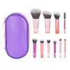 Set de Pinceles de Maquillaje de Dos Colores Individuales Transfronterizo Set de Maquillaje de Tubo Largo Portátil Pincel Set Completo Portátil de Herramientas de Belleza