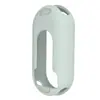 Adecuado para Xiaomi Mi Band 8/9/10 Caja Protectora de Reloj de Cerámica Cubierta Protectora de Silicona Anticaída Resistente al Desgaste Color Puro Simple