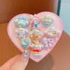 Anillo Infantil My Little Pony para Niñas Princesa Lindo Joyero de Aspecto Elegante Accesorios para Anillos Juguete para Niñas Accesorios