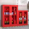 Armário de Bombeiros Mini Estação de Bombeiros, Armário de Armazenamento de Equipamentos de Incêndio Interno e Externo, Gabinete de Exibição de Caixa de Extintor de Incêndio Espessada