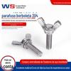 Parafusos Borboleta de Aço Inoxidável 304 Apertados à Mão Parafusos Borboleta em Forma de Chifre Rosca M3-M10