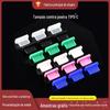 Interface de Carregamento de Dados Tipo-C para Celular e Computador Porta Fêmea para Laptop Plugue de Borracha Rolha USB Borracha de Silicone para Uso Diário em Casa
