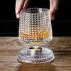 Vaso Rotatorio de Cristal de Lujo de Gama Alta para Whisky, Vaso Premium para Licores, Copa de Cristal para el Hogar Mellen Cup