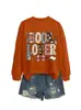 Amazon eBay sitio independiente casual y elegante para mujer amante de los libros floral café otoño e invierno nueva sudadera