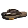 Sandálias casuais de verão com biqueira aberta, estilo europeu, para comércio exterior, tamanho plus size, biqueira fechada, camada superior de couro bovino, padrão espinha de peixe