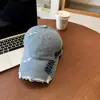 Gorra de Béisbol Lavada Estilo Americano para Mujer, Nueva Temporada Primavera y Otoño, Ala Ancha, Adelgazante, Rosa, Gorra Tipo Pico de Marca de Moda
