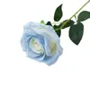 Flores Artificiais Rosa Gelo Triturado Estilo Ins Atacado Rosas Azuis Decoração de Sala de Estar Dia dos Namorados Flores Falsas Arranjo de Cena para Salão de Casamento