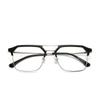 Nuevo espejo plano ultraligero y elegante con miopía, antiluz azul y gran ancho para hombre, se puede equipar con marco negro de doble haz de grado, venta al por mayor