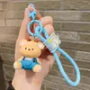 Llavero Creativo de Cerdo con Cara de Puchero Resina Lindo Animal Llavero de Coche Estilo Ins Colgante para Mochila de Estudiante